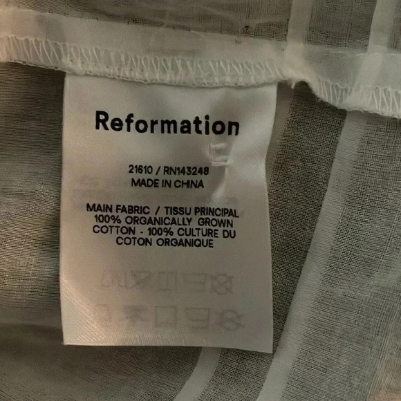 Reformation Tarragon Organic Cotton Tank - Picture 8 of 8